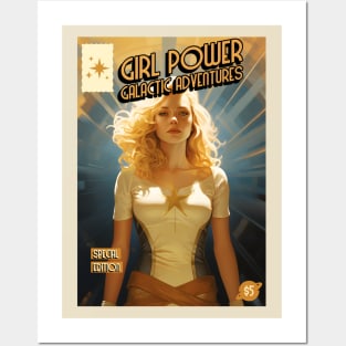 Girl Power Comic Super Heroine Posters and Art